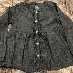 Gap Girl Denim Shirt Size 5 Years